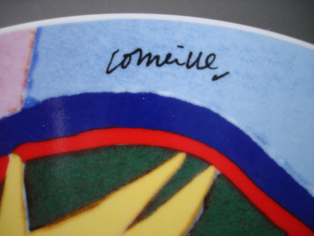 CORNEILLE - poseleinen schaal - vrolijke vogel kopen? Bied vanaf 30!