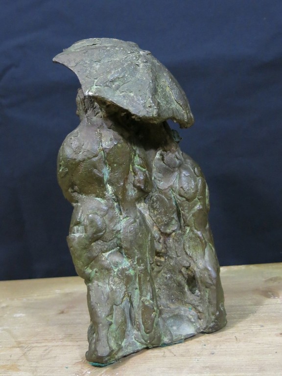 Gabriel Sterk: Bronzen beeld, Twee vrouwen onder een parasol kopen? Bied vanaf 250!