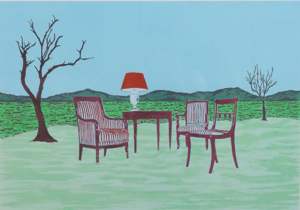 Jos van der Sommen: Litho, It's empty without you - Ingelijst kopen? Bied vanaf 20!