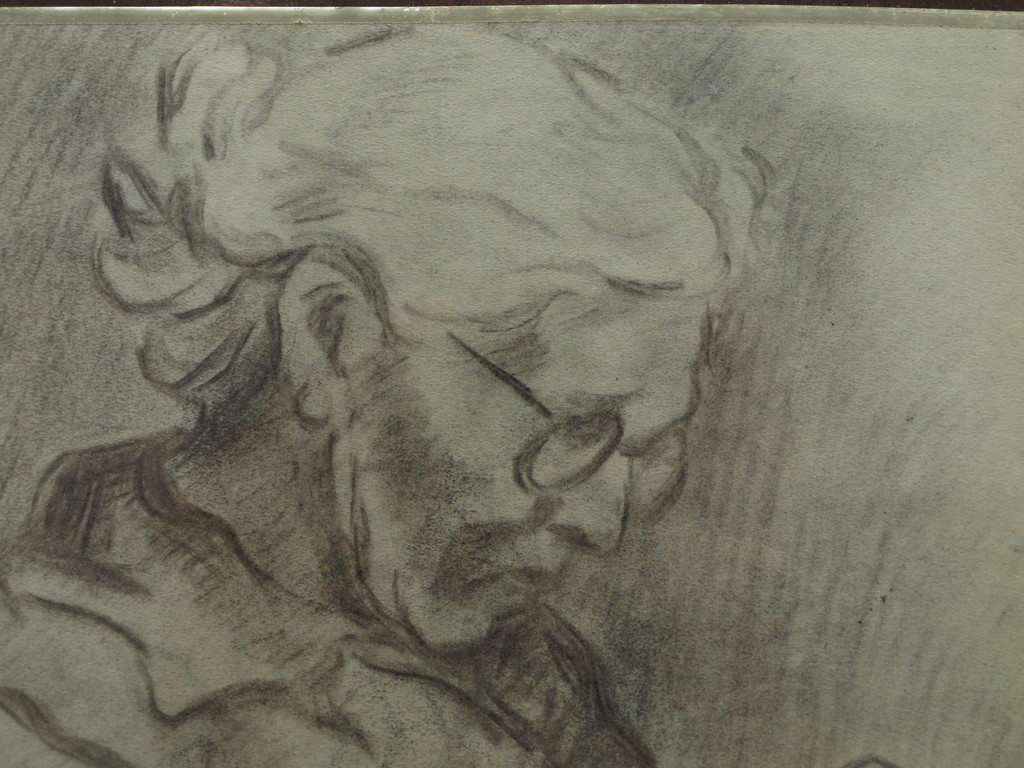 Jan van Bloppoel : Tekening , Lezende vrouw – gesigneerd & ingelijst – ca 1965 kopen? Bied vanaf 1!