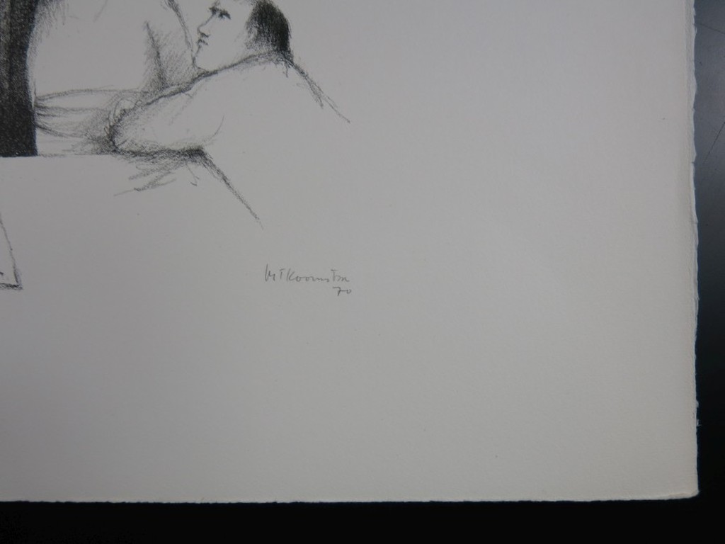 Metten Koornstra: Litho, Man in bed kopen? Bied vanaf 70!