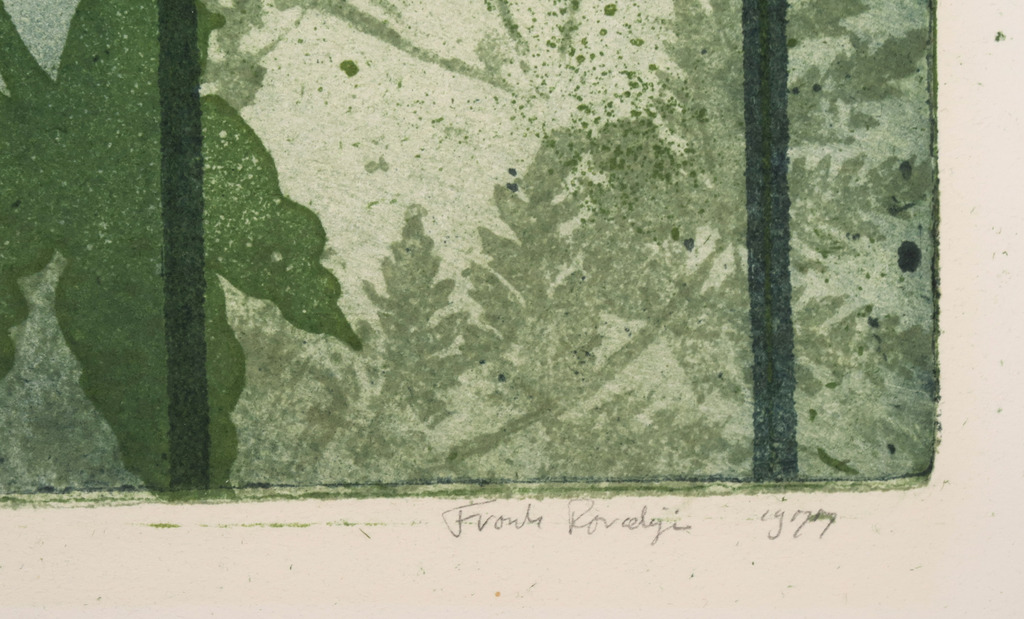 Frank Porcelijn: Ets en aquatint, Refleksies kopen? Bied vanaf 20!