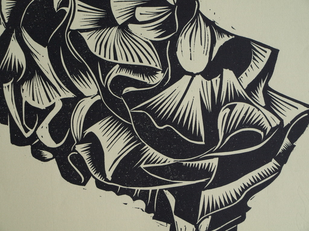 Jozef Bossaert : Houtsnede , Spaanse danseres – gesigneerd - 1982 – nr 1 / 5 ex. kopen? Bied vanaf 1!