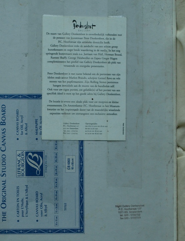 Peter Klashorst : acrylverf op board – Vrouw – gesigneerd – ca 1999  kopen? Bied vanaf 150!