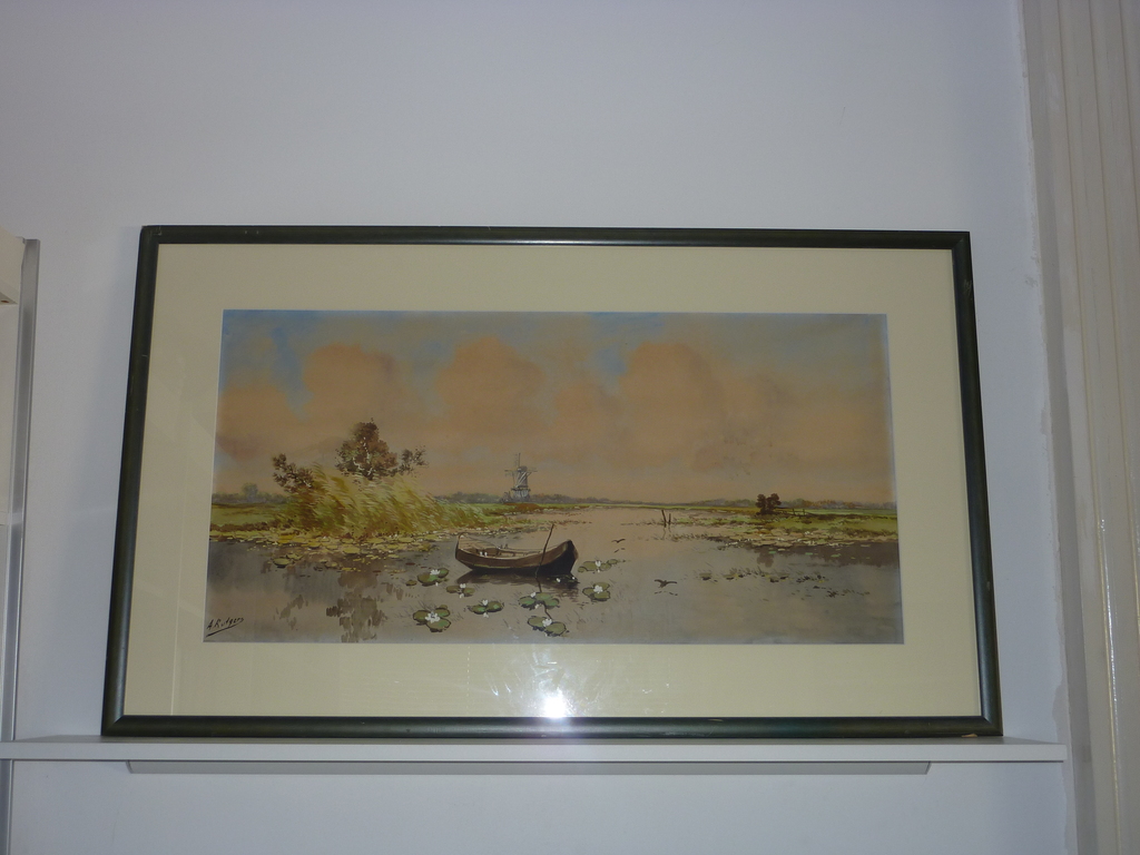 Aquarel "vennen landschap" kopen? Bied vanaf 1!