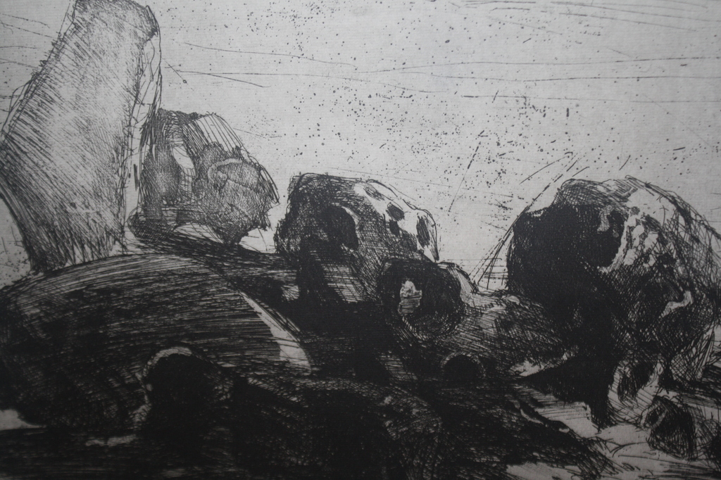 ETS ABSTRACT STENEN 1966  --  AUKE DE VRIES kopen? Bied vanaf 1!