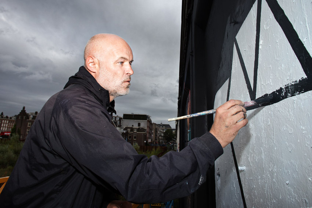 ottograph painting - hip hop hooray - acrylic on canvas - 70x50cm  kopen? Bied vanaf 75!