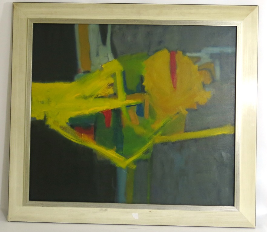 Fernay: Olie op doek, De stad - Ingelijst (groot formaat) verkocht voor € 110!