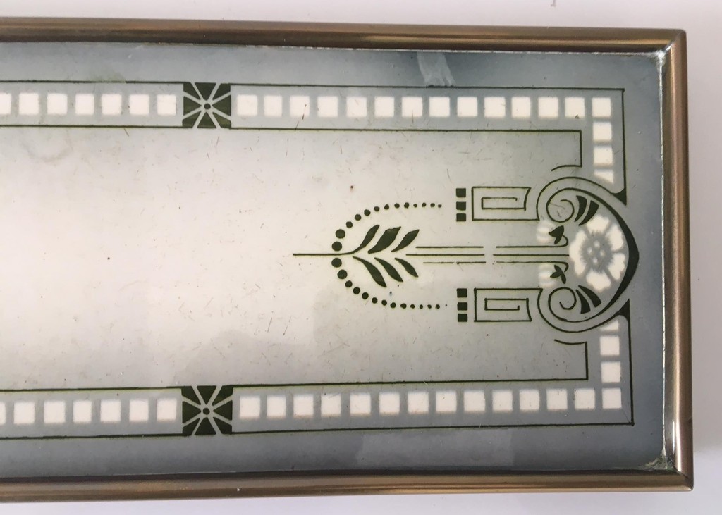 Villeroy & Boch Dresden - Jugendstil aardewerken dienblaadje met metalen montuur kopen? Bied vanaf 1!