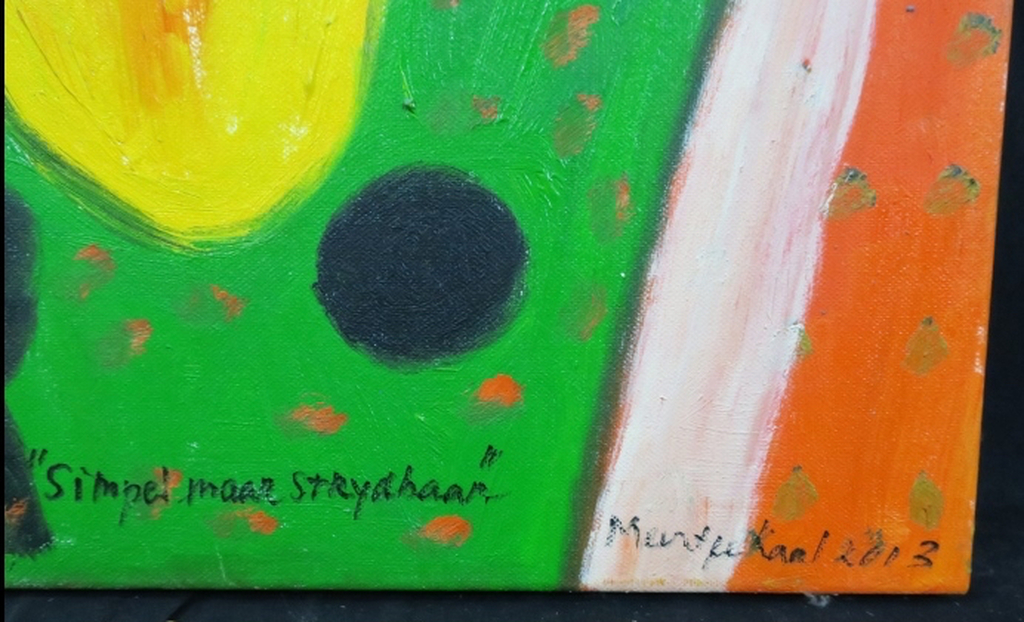 Meertje Kaal: Acryl op doek, Simpel maar strijdbaar kopen? Bied vanaf 1!