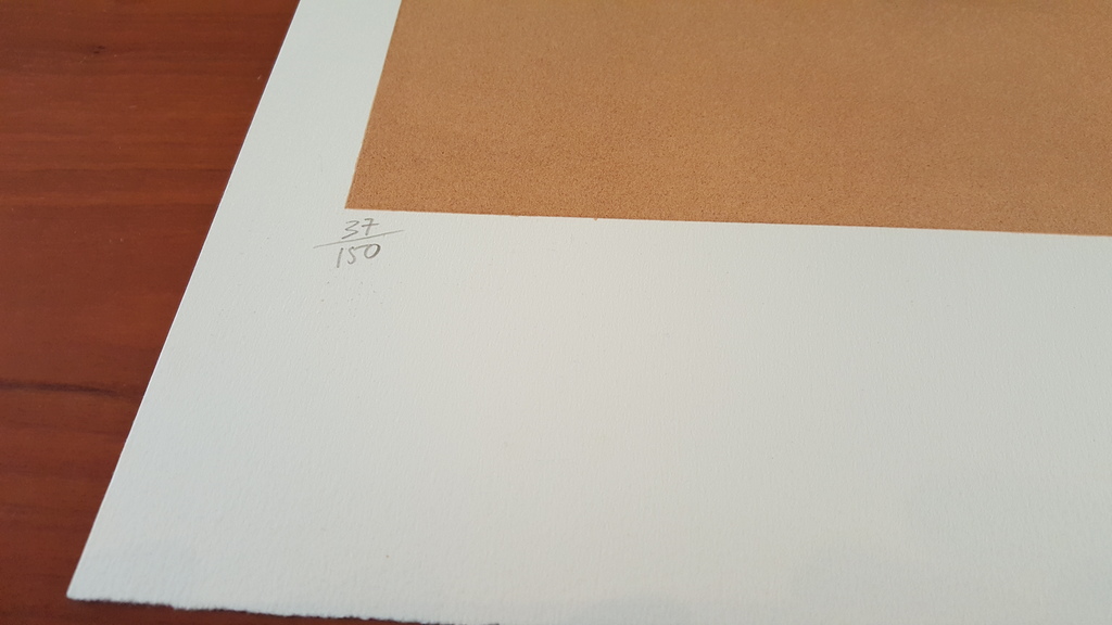 JEAN-PAUL DONADINI - LA LICORNE, grote kleuren lithografie, handgesigneerd kopen? Bied vanaf 1!