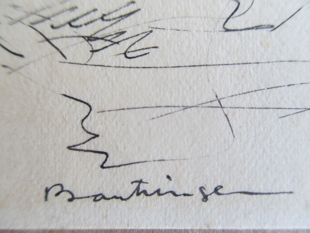 Cees Bantzinger, pentekening kopen? Bied vanaf 1!