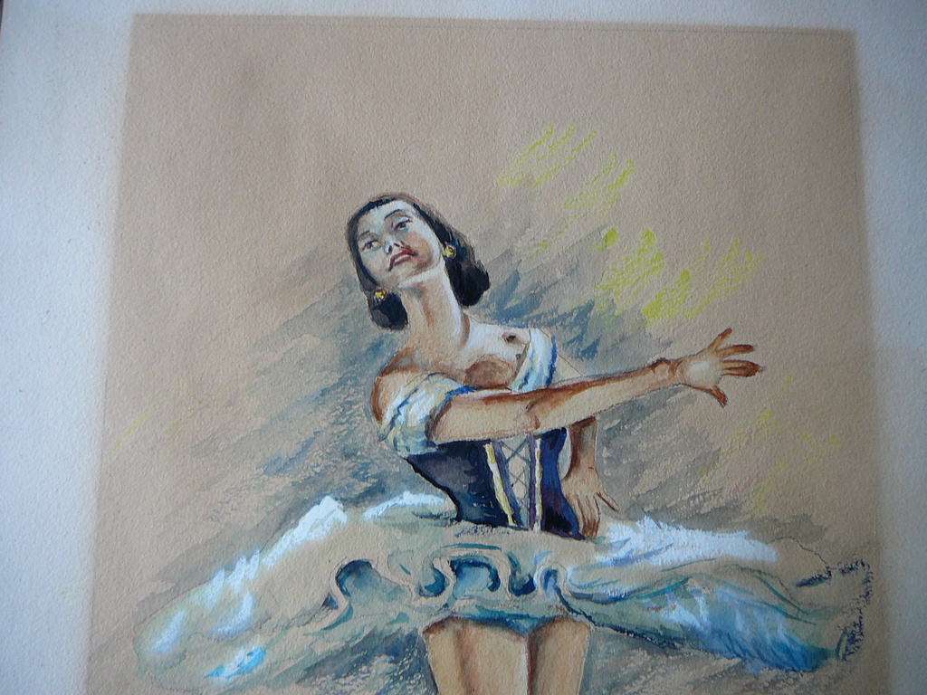 Antoon (Toon) Hovens 1907-1965  Aqaurel van een Balletdanseres  kopen? Bied vanaf 30!