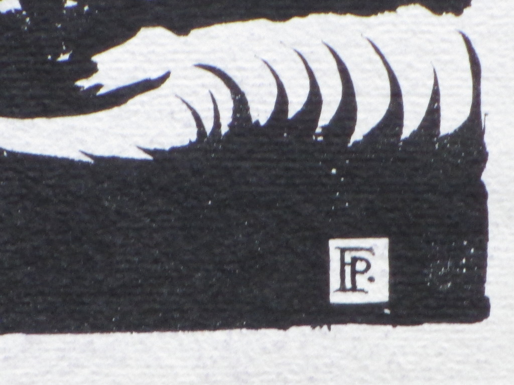 Frederik Pinke, Golfslag voor de kust, Linosnede kopen? Bied vanaf 35!