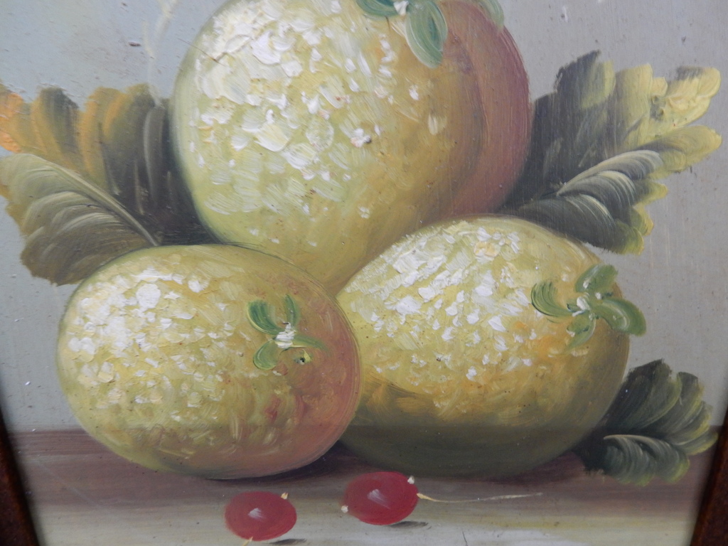 onbekende kunstschilder, stilleven met citroenen, olieverf op paneel kopen? Bied vanaf 50!