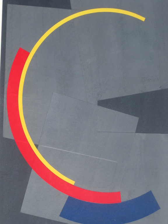 Frits Vanen (1933-) GROTE collage "verdeling v/e cirkel mbv gulden snede" kopen? Bied vanaf 1!