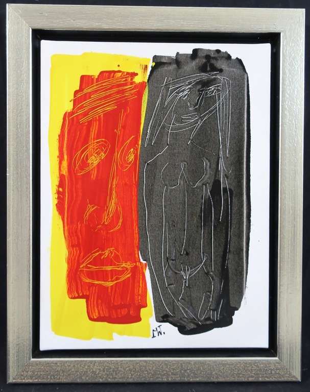 Martin van Wordragen: Olieverf op doek, Samen - Ingelijst verkocht voor € 150!