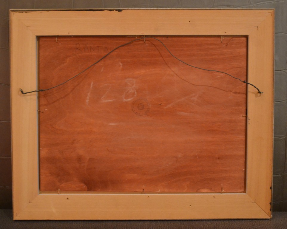 Hongaarse school: olieverf op paneel, paarden kopen? Bied vanaf 1!