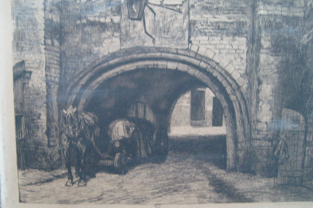 Willem Steelink sr., ets, De Oude poort kopen? Bied vanaf 25!