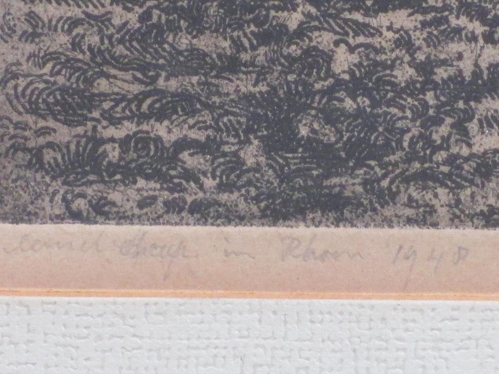 Willem Westbroek, Landschap in Rhoon, Ets 1948 kopen? Bied vanaf 45!