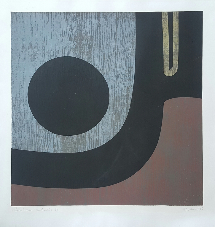 Jacob Andeweg houtsnede 'Zwarte vrouw' kopen? Bied vanaf 60!