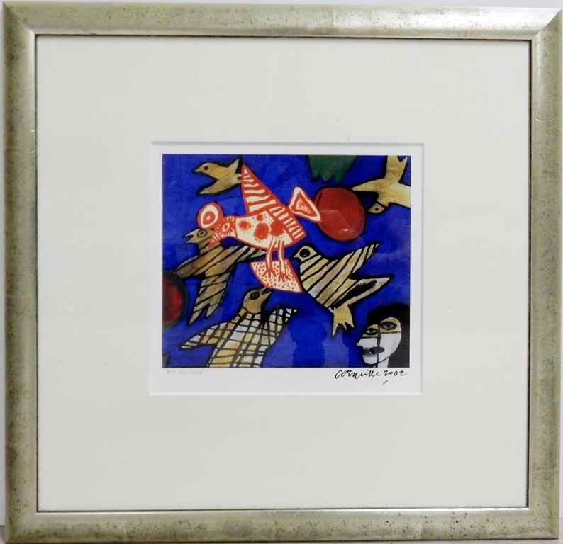 Corneille (1922-2010) - Gesigneerde litho - oplage 30 ex. - 2002 kopen? Bied vanaf 220!