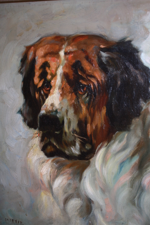 Charles Petit - ST BERNARDS HOND verkocht voor € 35!