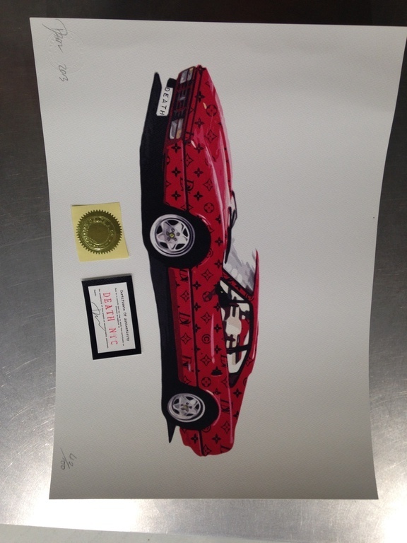 Ferrari zeefdruk, 2013, genummerd en gesigneerd, incl. echtheidscertificaat kopen? Bied vanaf 35!