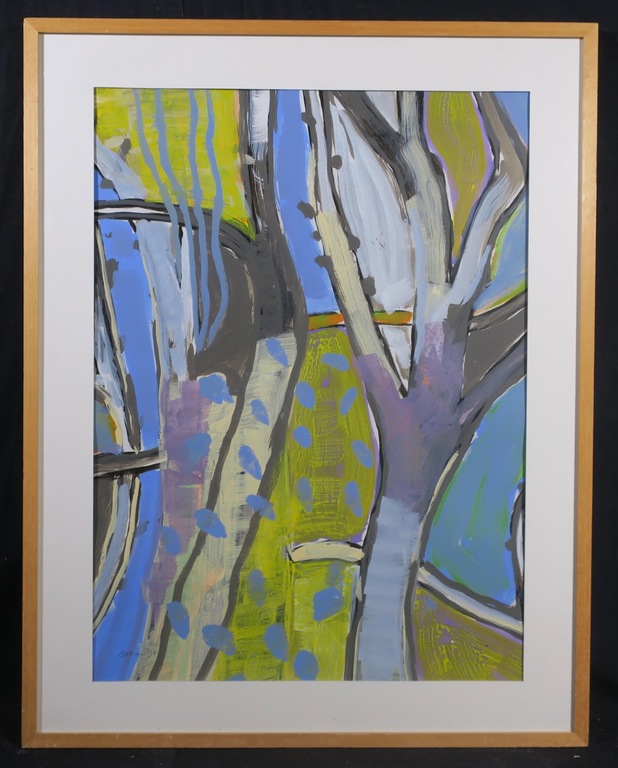 Arhan Gunermengi: Acryl op papier, Z.T. - Ingelijst kopen? Bied vanaf 60!