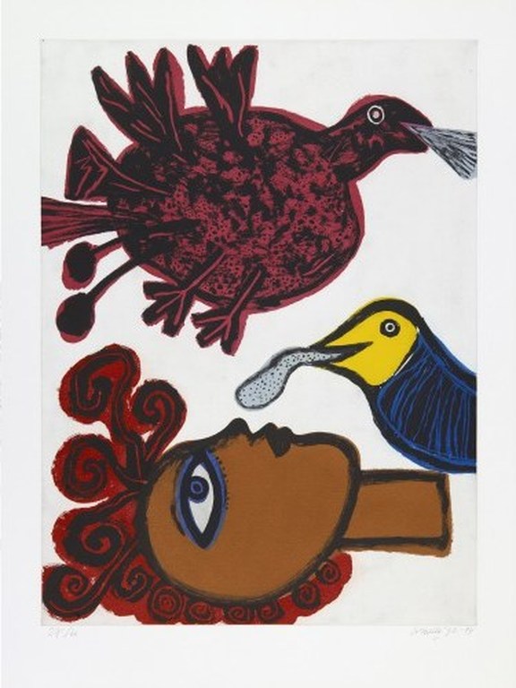 Corneille: Ets en Aquatint, Echo de L'Afrique (Zeer groot!) kopen? Bied vanaf 700!
