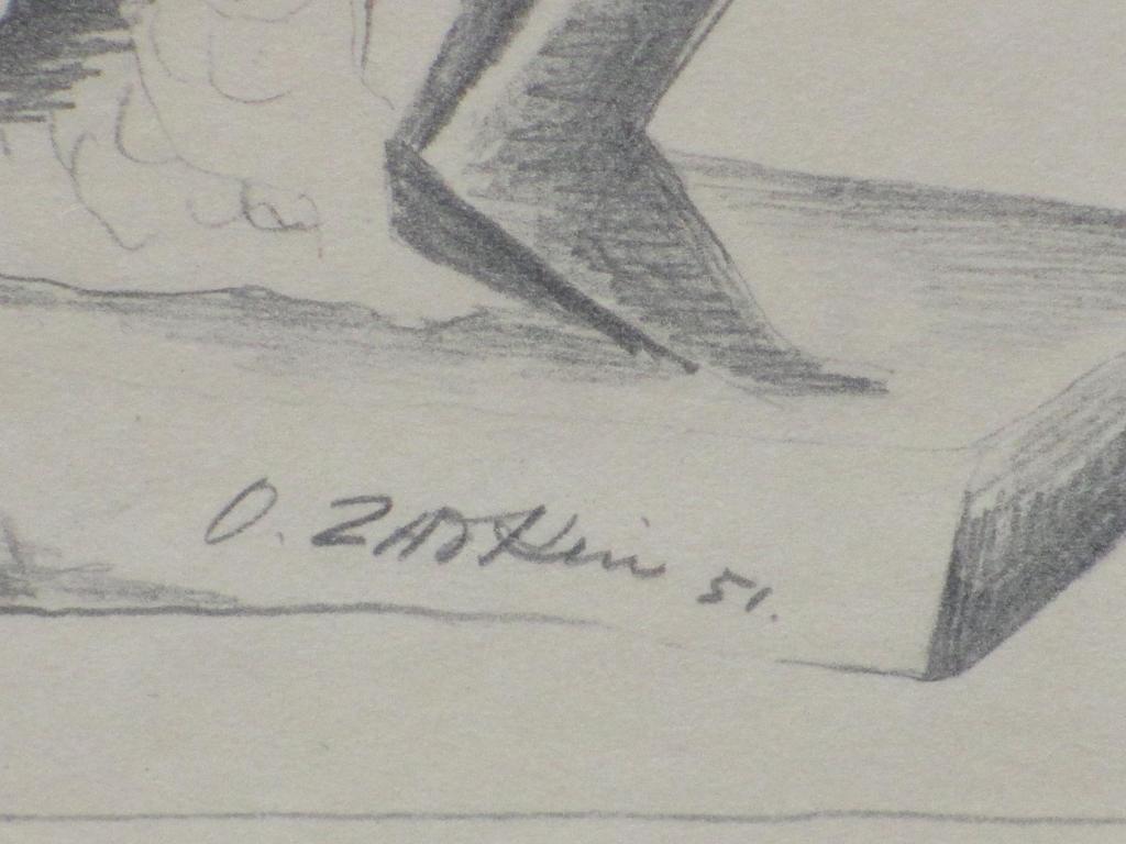 Ossip Zadkine, De verwoeste stad, Litho kopen? Bied vanaf 75!