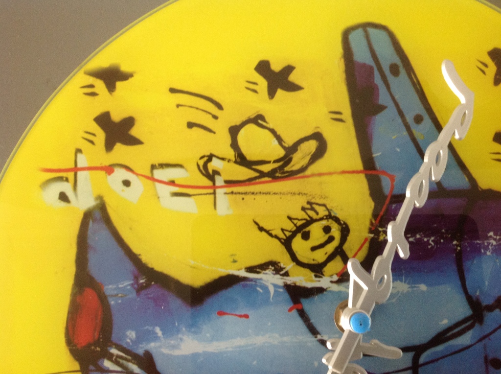 HERMAN BROOD - klok vliegtuig - glas kopen? Bied vanaf 22!