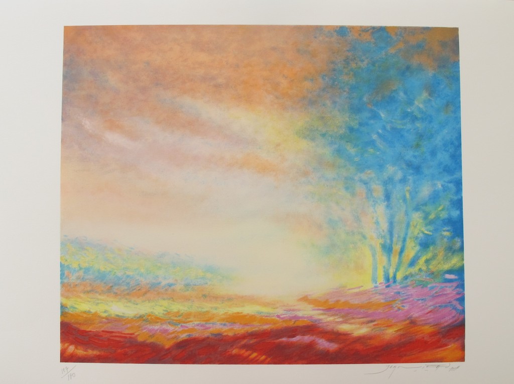 "Paysage" - kleurenlithografie, 170 ex. kopen? Bied vanaf 39!