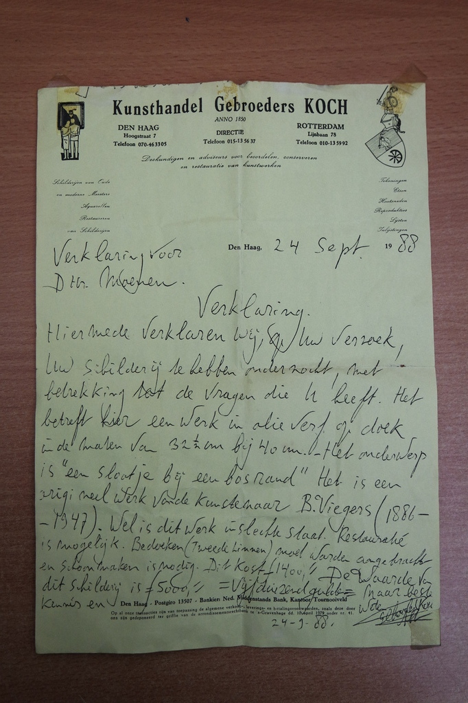 Ben Viegers (1886-1947) - olieverf op doek - landschap kopen? Bied vanaf 790!