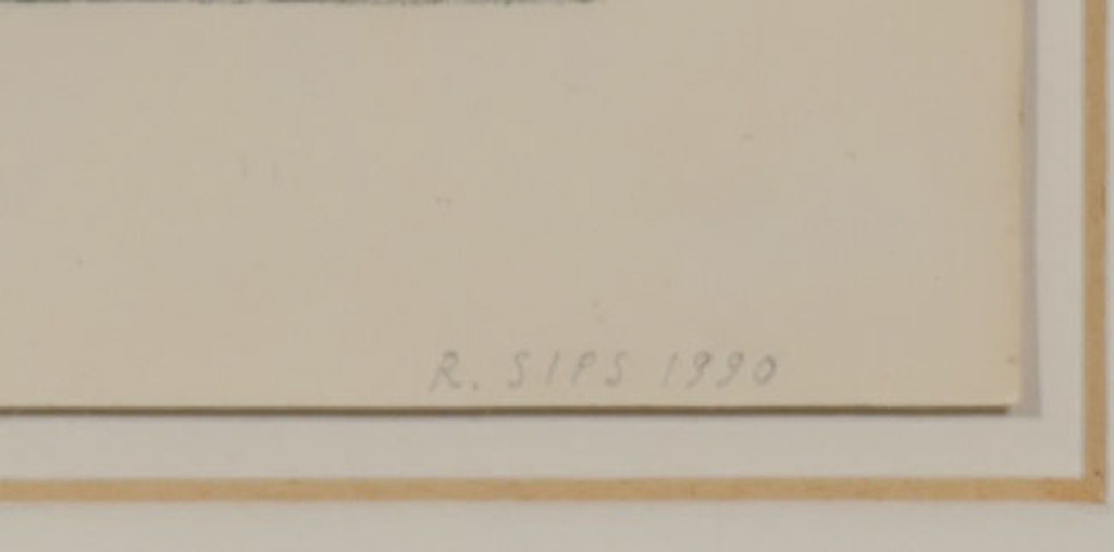 Roland Sips: Stifttekening op afbeelding, Cuckoo - Ingelijst kopen? Bied vanaf 20!