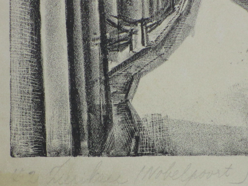 BERGENSE SCHOOL: JELLE TROELSTRA litho Zierikzee Nobelpoort kopen? Bied vanaf 20!