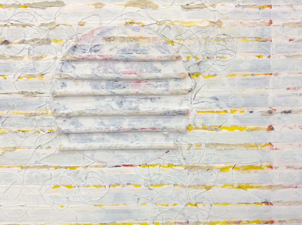 Wit op wit, Marlies Lebesque, gemengde techniek, mixed media  kopen? Bied vanaf 95!