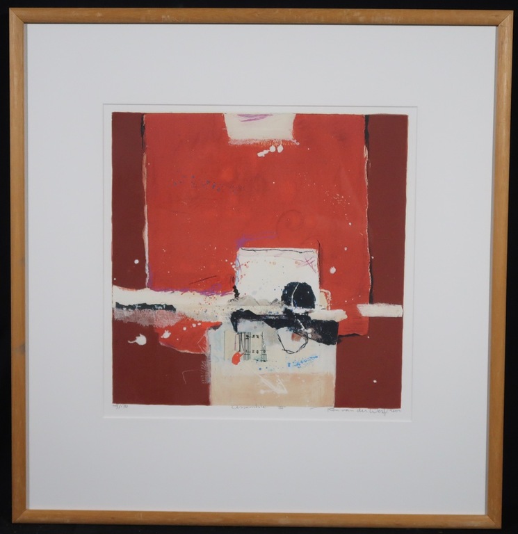 Ron van der Werf: Zeefdruk, Assemble II - Ingelijst kopen? Bied vanaf 35!