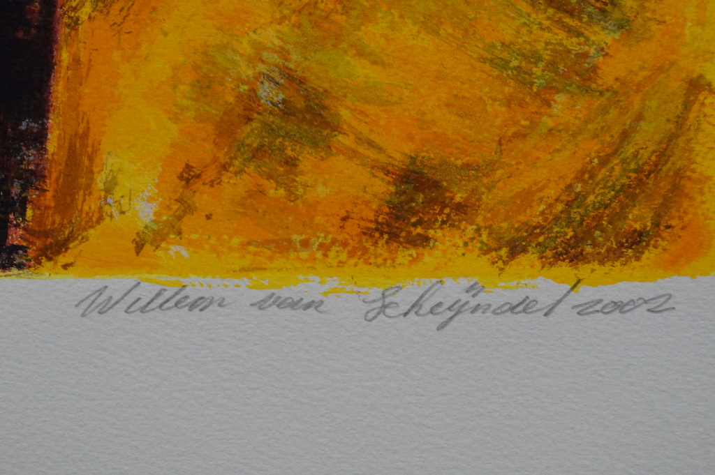 Willem van Scheijndel - gesigneerde zeefdruk - Hakuma Matata kopen? Bied vanaf 30!