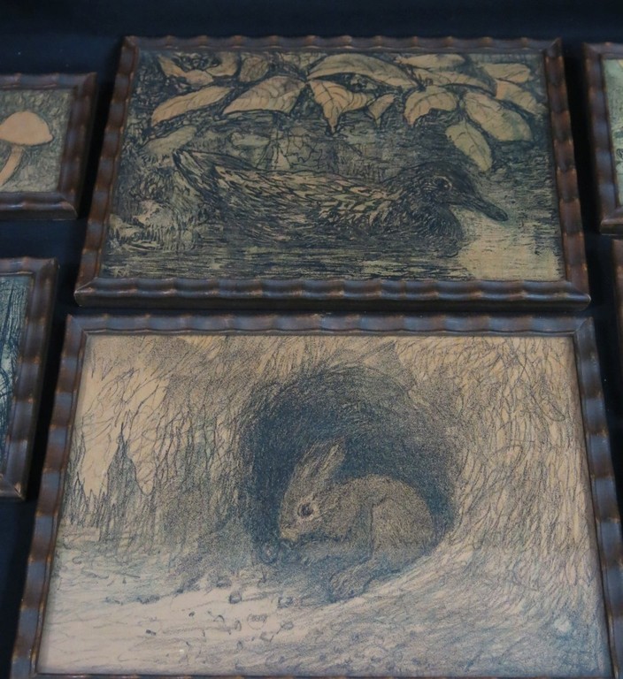 Theo van Hoytema: 9 litho's, Dieren, Planten en Vogels -Ingelijst  kopen? Bied vanaf 1!