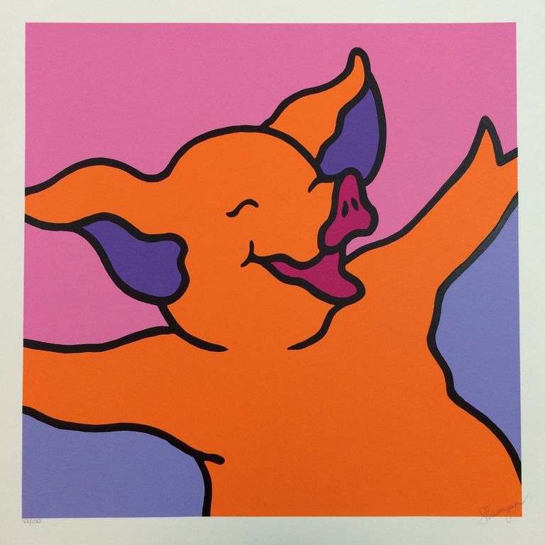 Shunyam: losse zeefdruk verkocht voor € 50!