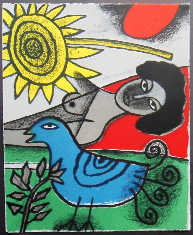 Corneille: naakt in grijs,vogel en zon kopen? Bied vanaf 1!