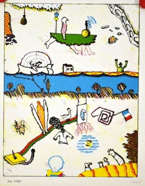 Jan Voss: Litho, Speelse Compositie kopen? Bied vanaf 1!