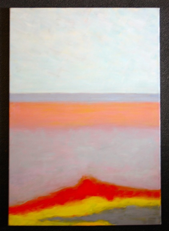 Annie Goddijn, Acryl op doek, ‘Wassenaarseslag 71’ verkocht voor € 85!