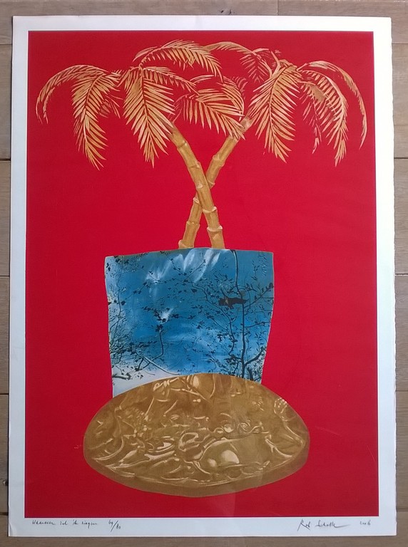 Laatste keer: Rob Scholte, zeefdruk 'Waarover zal ik zingen' kopen? Bied vanaf 110!