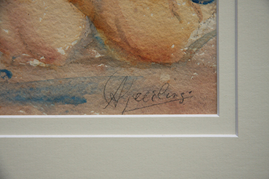 Anton Geerlings, aquarel, Scheherazade kopen? Bied vanaf 60!