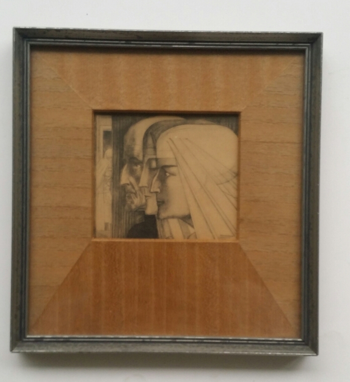 Jan Toorop. Bezonkenheid. Meditatie. Vuur. Litho. verkocht voor € 85!