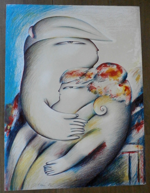 Jorg reme - kleurenlitho - 1976 kopen? Bied vanaf 30!