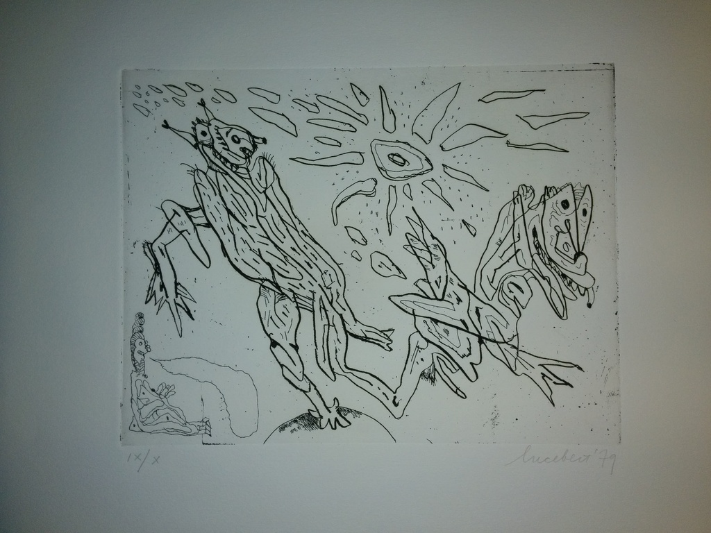 Lucebert ets gesigneerd uit 1979, zeer zeldzaam oplage van 10 stuks CoBrA kopen? Bied vanaf 280!