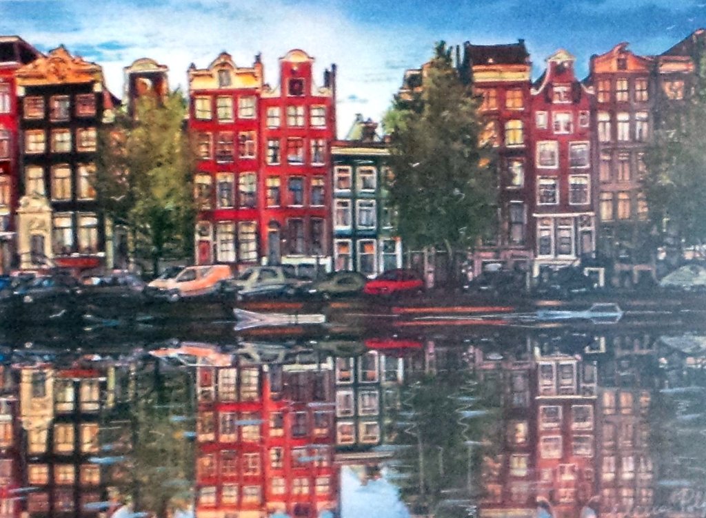 Elena Polyakova: mixmedia,  Amsterdamse gracht kopen? Bied vanaf 55!